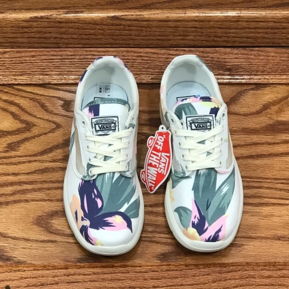 Vans Iso 1.5 Vintage Floral‎ Marshmallow Shoes - Picture 4 of 8